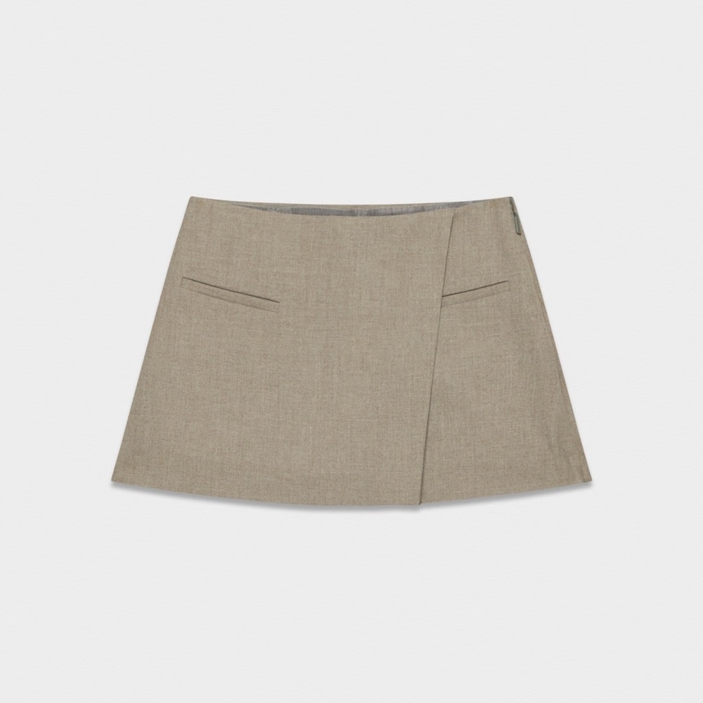 Wilfred Allegory Skort 00 Heather Nomad Taupe